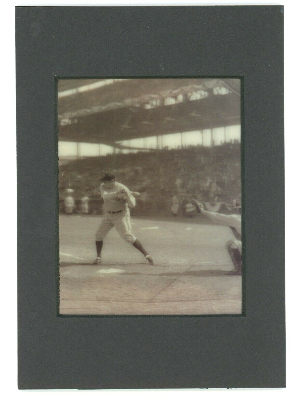 Babe Ruth Baseball 1932 Yankees 3-d Photo Reprint Stereographic Arts 5×7 USA