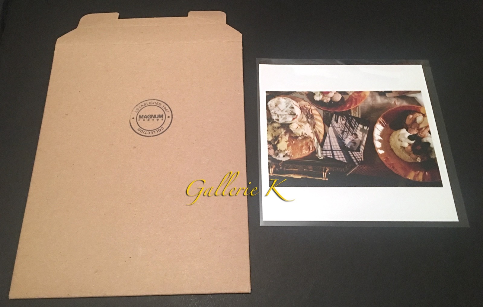 SIGNED! MOISES SAMAN MEAL LIMITED ED 2017 MAGNUM 6 X 6 INCH PRINT NEW