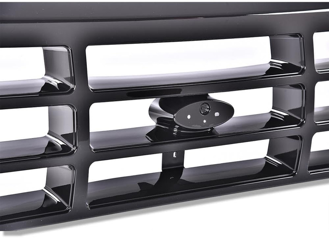 Front Grille Grill Compatible with 1992-1996 Bronco/1992-1997 Ford F150 F250 F35