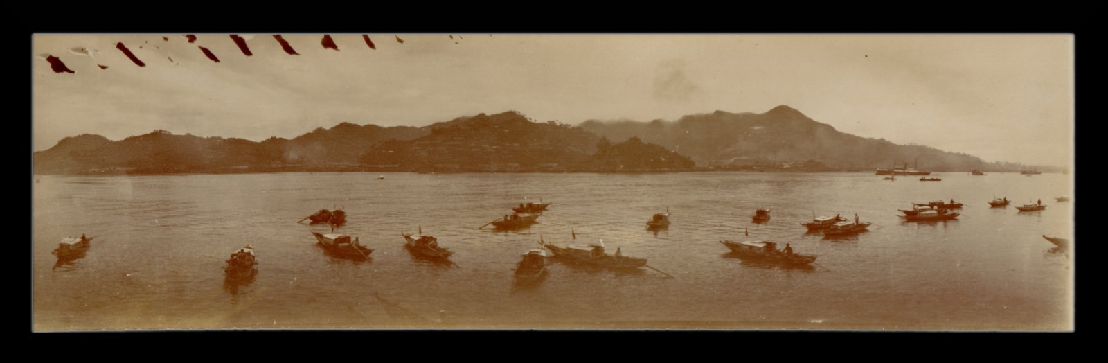 Real Panoramic Photographic Print of Philippines ca 1900-10 (12″x3 1/4″ ) C