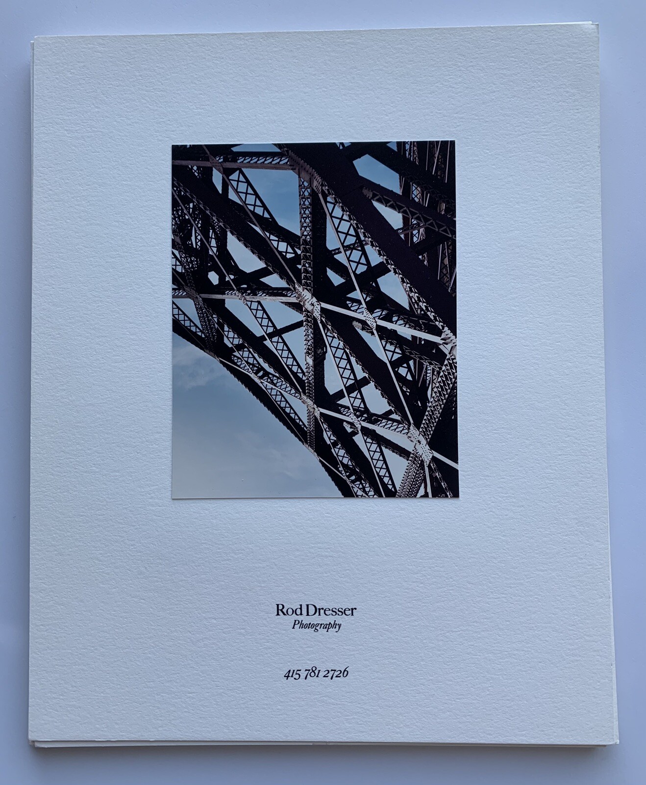 RARE COLLECTION OF 9 PHOTOGRAPHS BY ARTIST ROD DRESSER (Student of Ansel Adams)