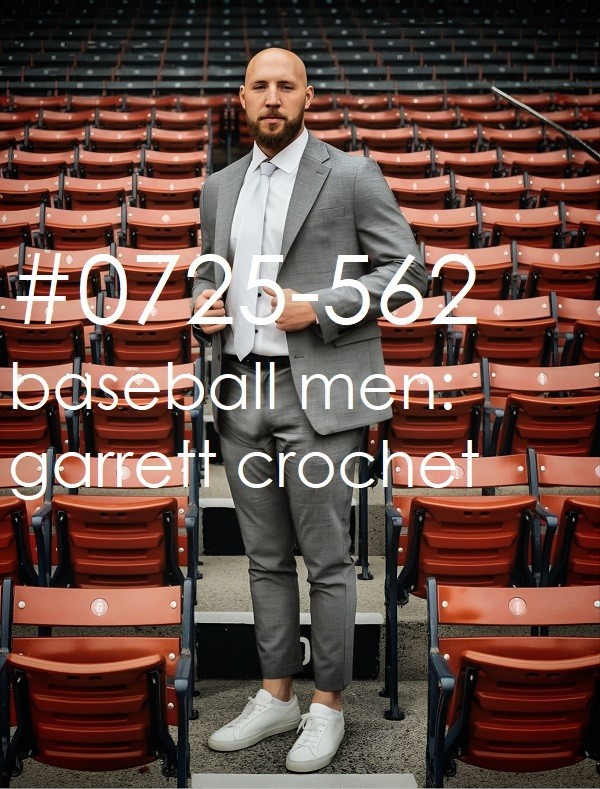 MALE PORTRAIT #0725-562 -athletes -baseball men -crochet- free shipping in usa