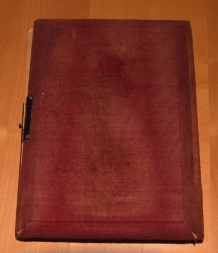 Album of 26 CDV Photos Album Red Velvet Photo Album Pre 1920