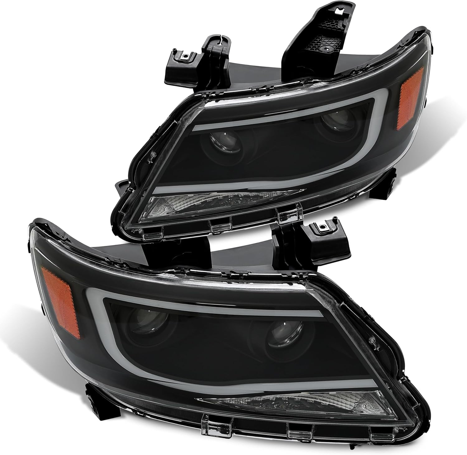Pair Projector Headlights Compatible with 2015-2023 Chevy Chevrolet Colorado Rep