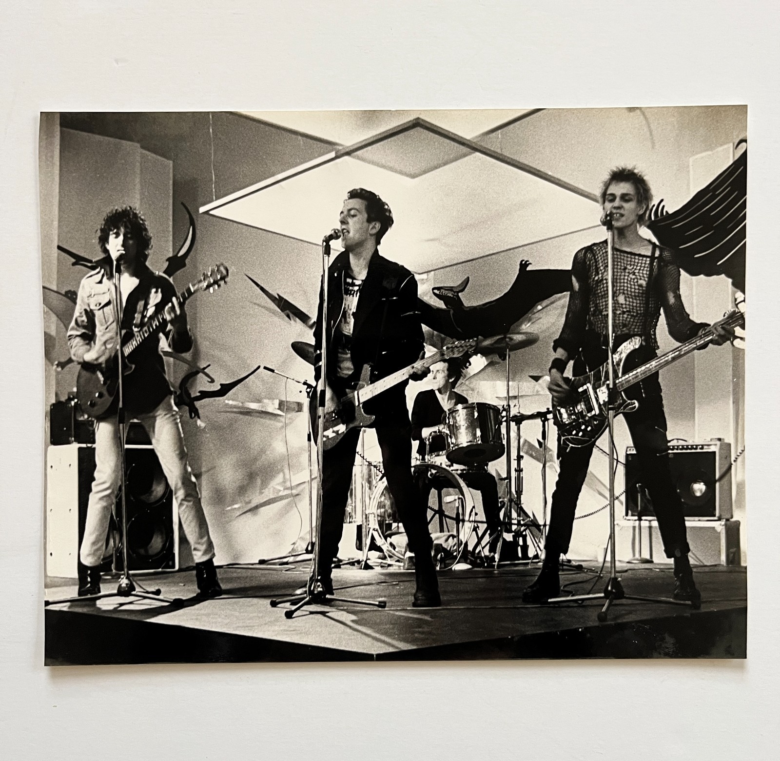 ca 1976 Claude Gassian The Clash Photograph Punk Photo Flyer Poster Rare