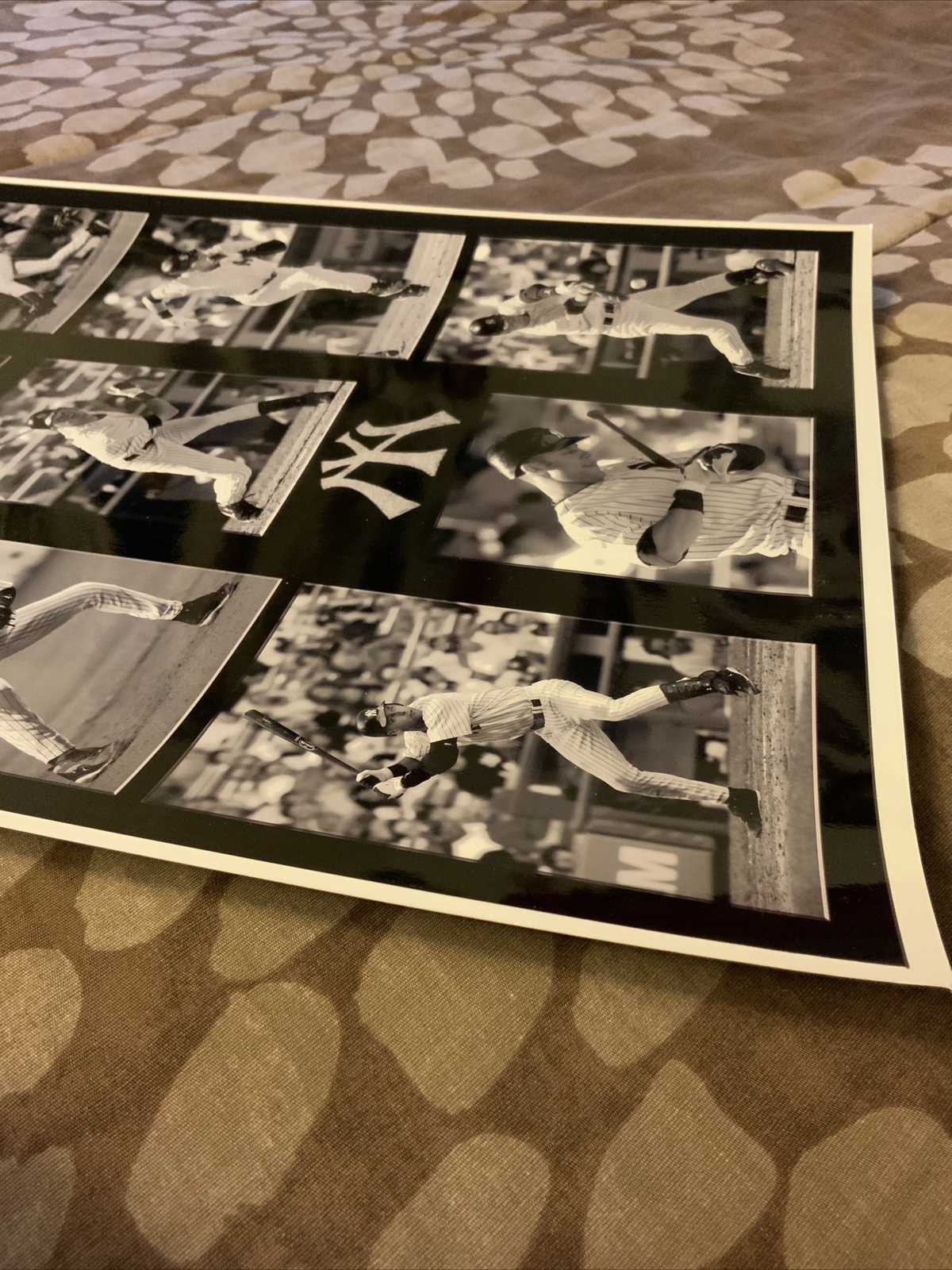 Derek Jeter Chromium Photo Poster 12” X 16 “ Rare