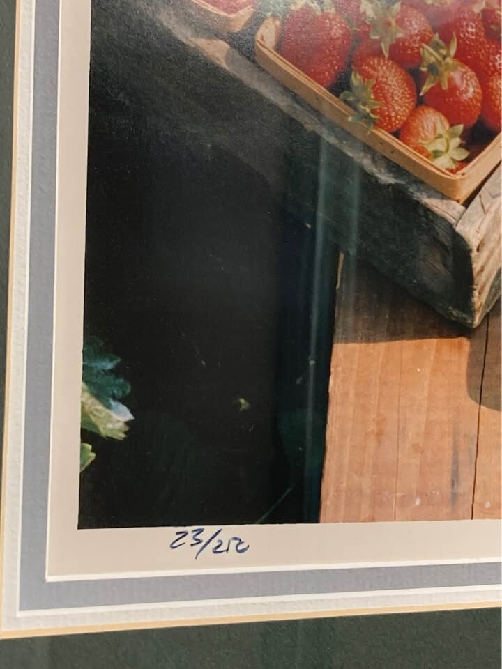 Dick Brown Photography “Strawberries” Limited Edition Amish Life Farmhouse Décor