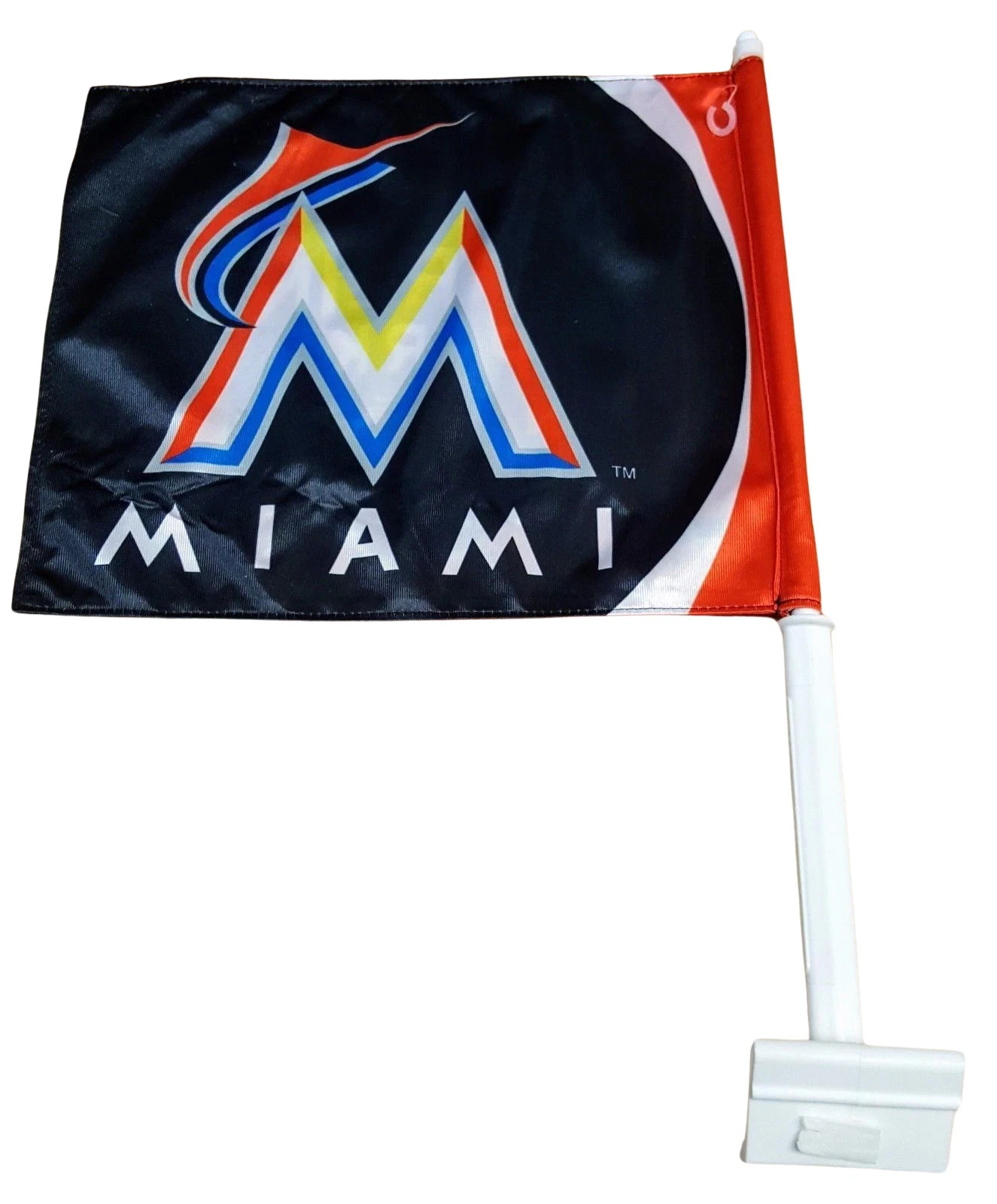 Miami Marlins MLB Car Flag Inaugural Season 2012 Collectible Memorabilia
