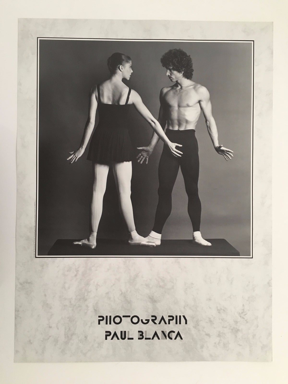 PAUL BLANCA,BALLET DANCERS,R.BEAUJEAN & C. FARHO AUTHENTIC 1983 ART PHOTO PRINT
