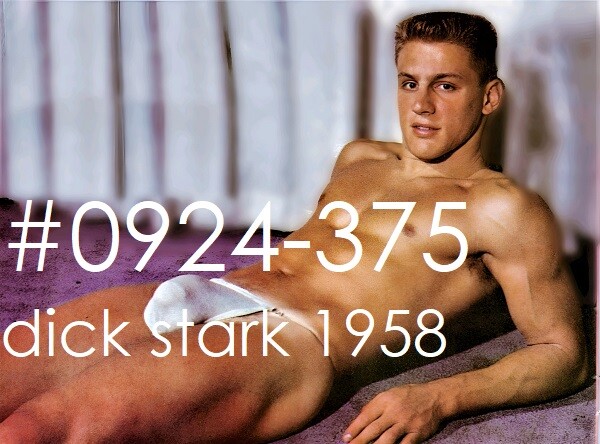 VINTAGE MALE PORTRAIT #0924-375 -dick stark 1958 -free shipping in usa