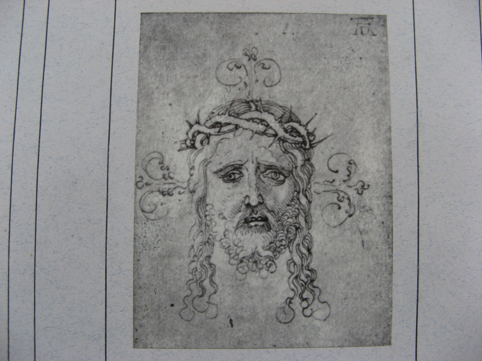 1890s ALBRECHT DURER -VERDA JESUS- Carbon Print/Photogravure BRAUN CLEMENS & CIE