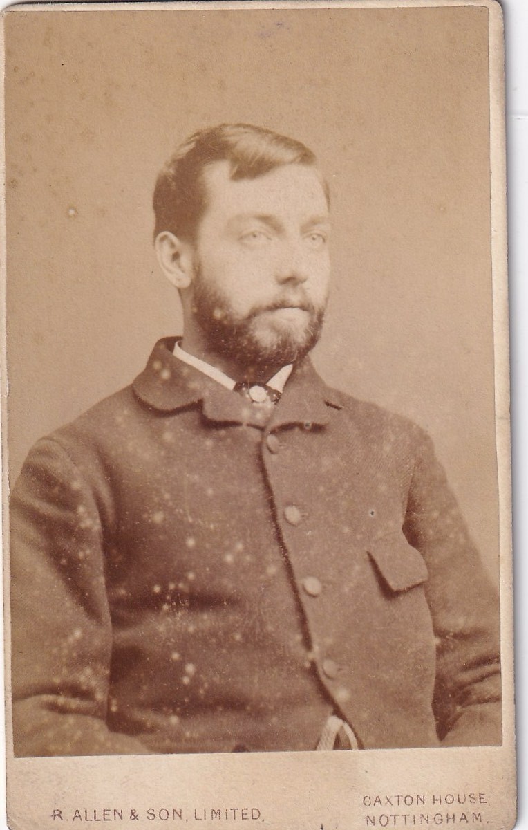 CDV – Gentleman Portrait – Nottingham UK 1890s