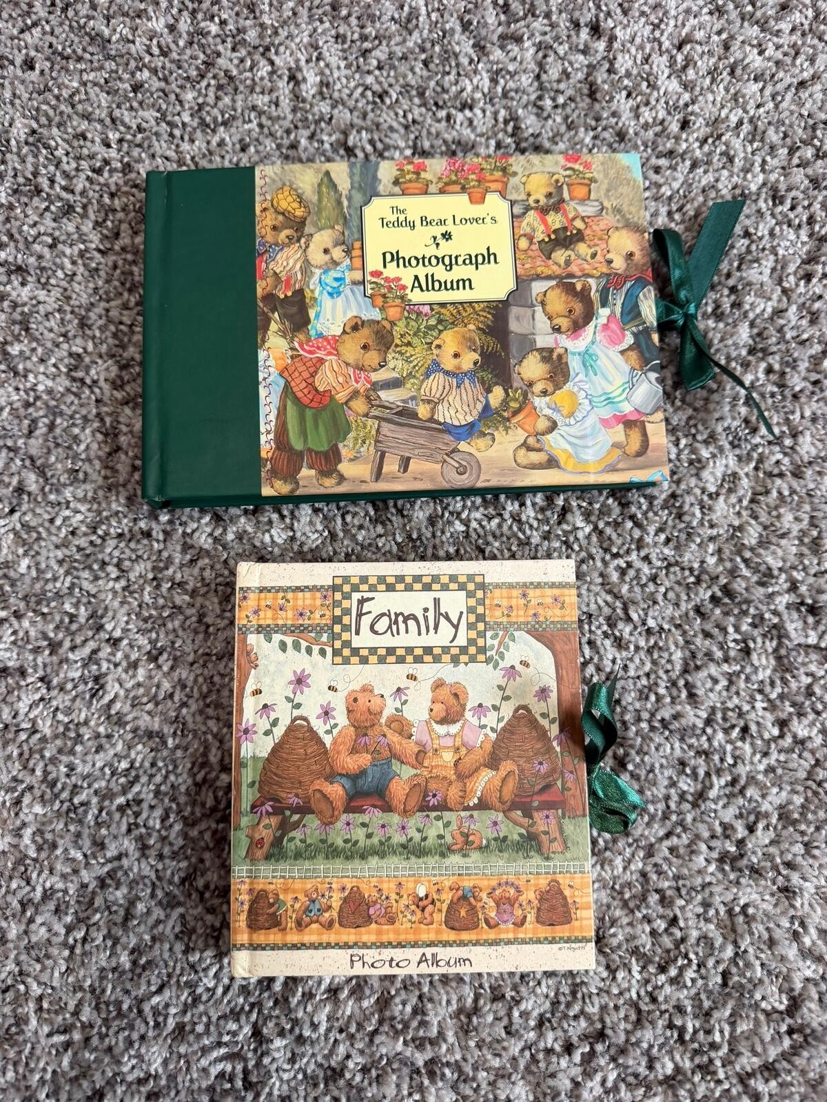 Lot of 2, Vintage Teddy Bear Photograph Album