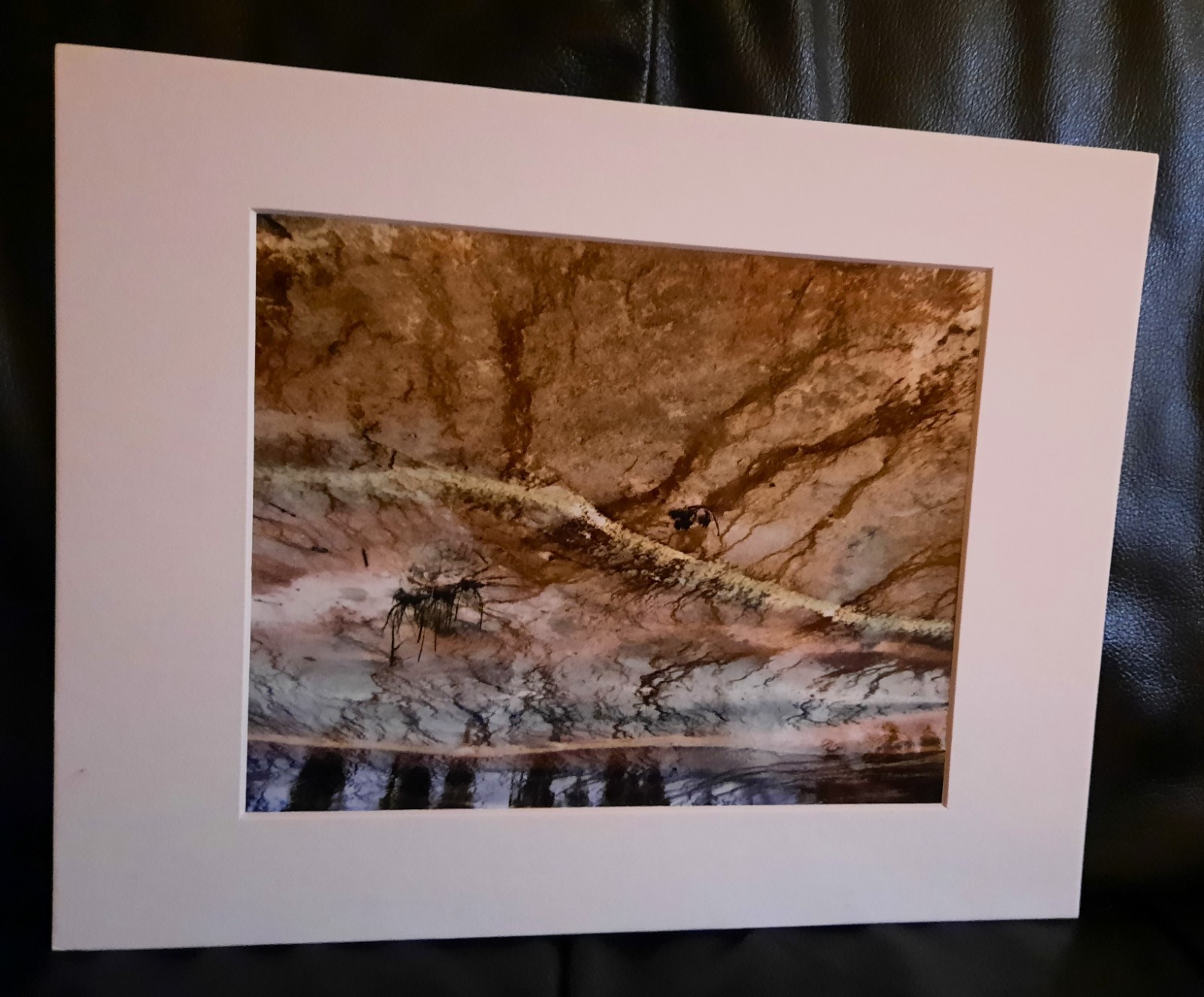 Matted Photograph: Earth Patterns