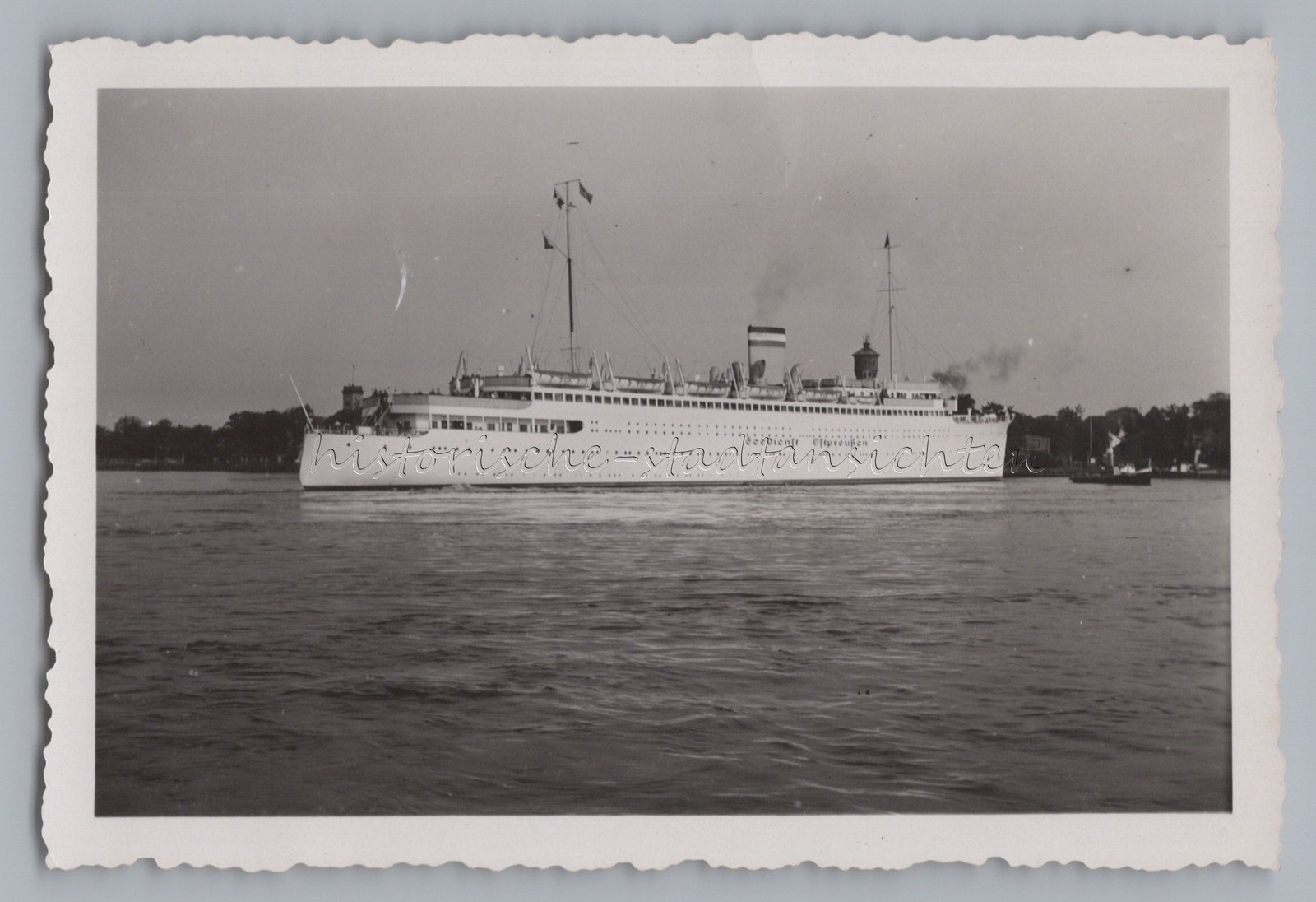 Maritime Service East Prussia Steamer Tannenberg 1936 – Old Photo 1930s