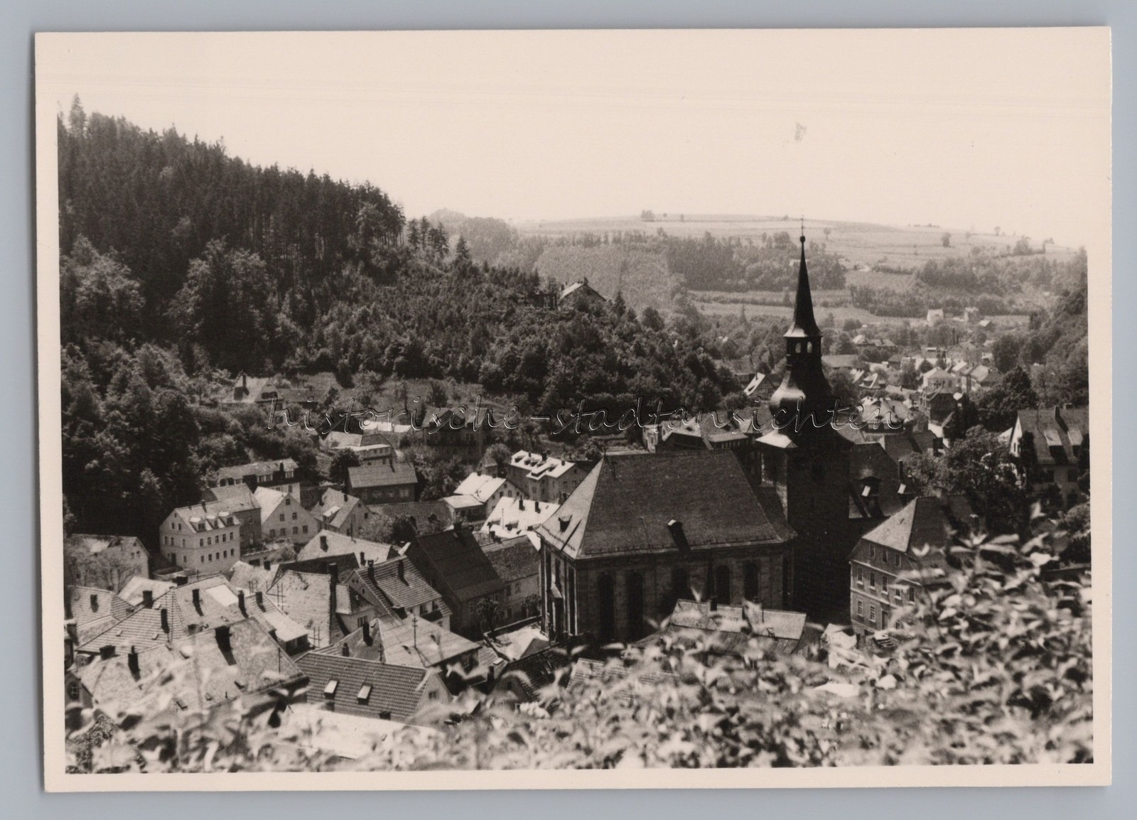 Bad Berneck in the Fichtelgebirge 1964 Church Building Photo 1960s