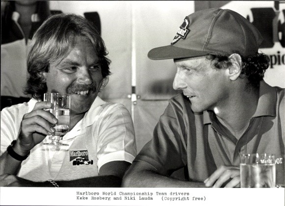 Photo The Drivers of the Marlboro World Championship Team, Keke… – 10773205