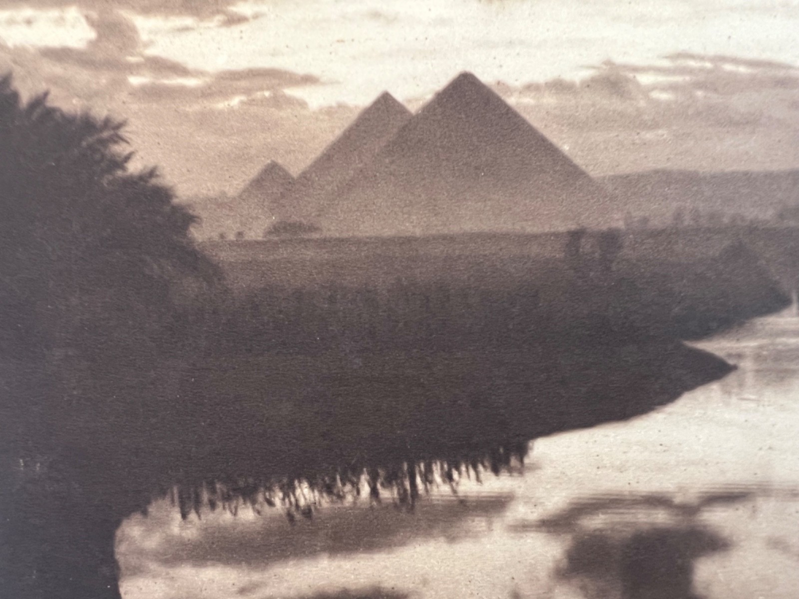 Lehnert and Landrock Antique Photo “CAIRO-TWILIGHT” w/ Matt