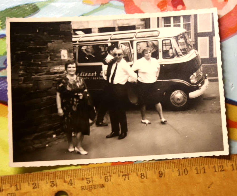 Photo Bus Bus Bus Mercedes Benz 1967 Travel Vintage AR