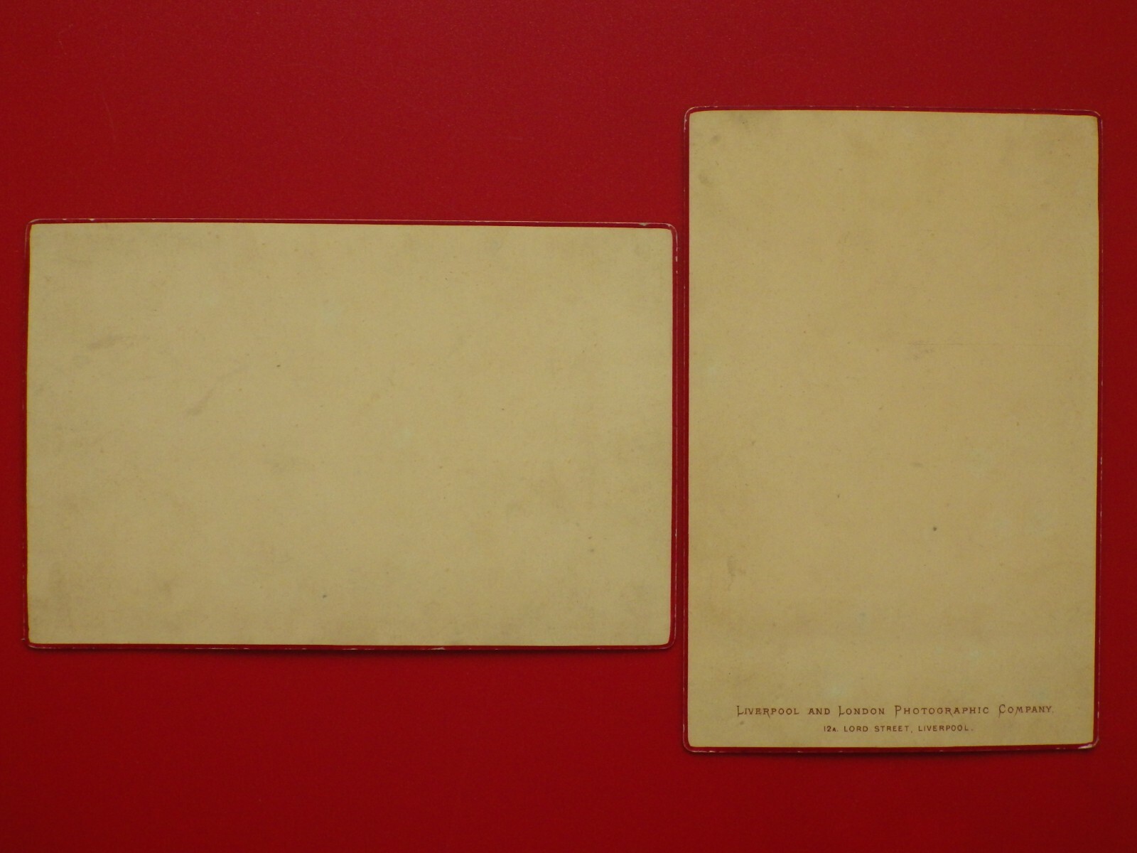 2 x Large CDV Photo Alexander Braid Shipbuilder LIVERPOOL Circa 1878 (F 17959
