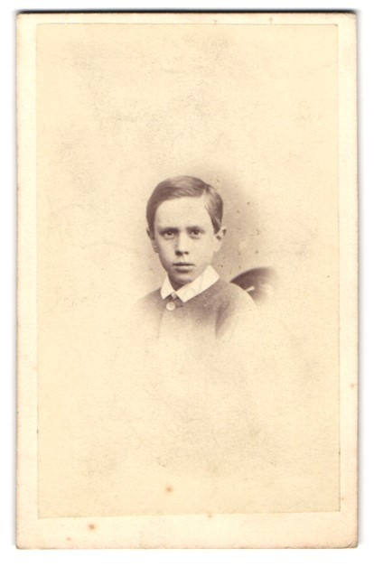 Photograph Shaw & Sons, Nottingham, Wheeler Gate, Handsome Boy in Fashion K