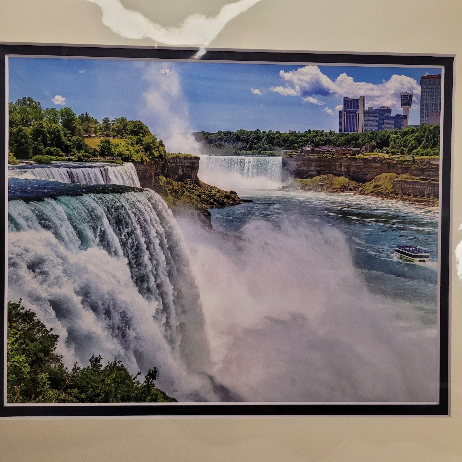 Matted Niagara Falls Photo Print 8 X 10 Wall Art Gallery Decor