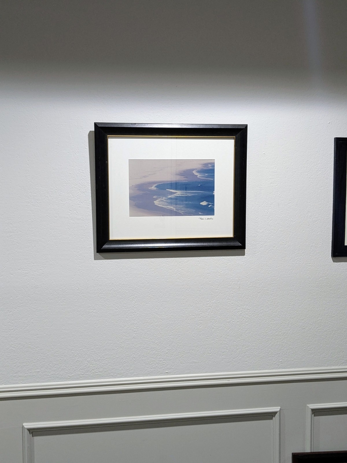 Vintage Marc Abrahms Signed Photograph Framed Matted Art Print 19.75″ x 23.75″
