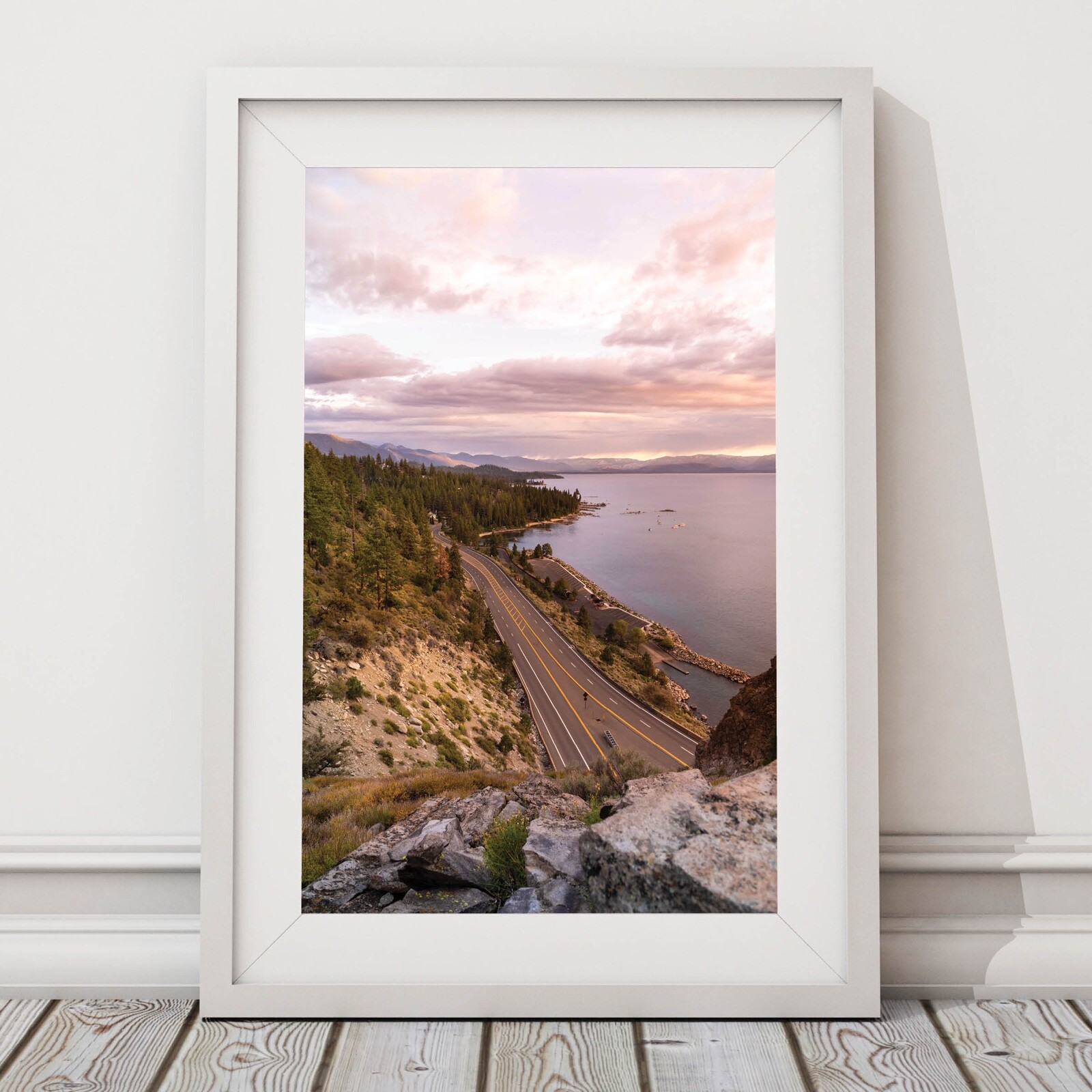 Lake Tahoe Wall Art Print, Chimney Beach South Lake Tahoe California Photography