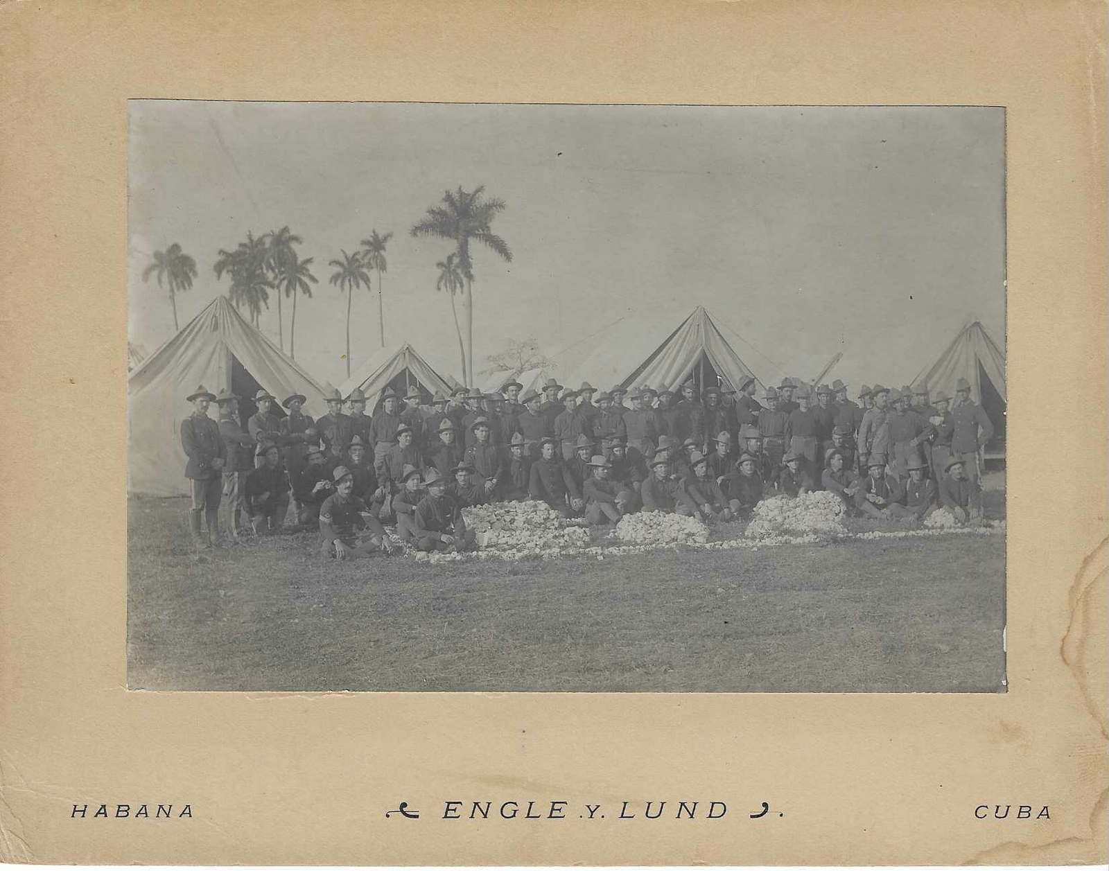 Engle and Lund / Spanish American War 49th Iowa Volunteer Infantry 1899