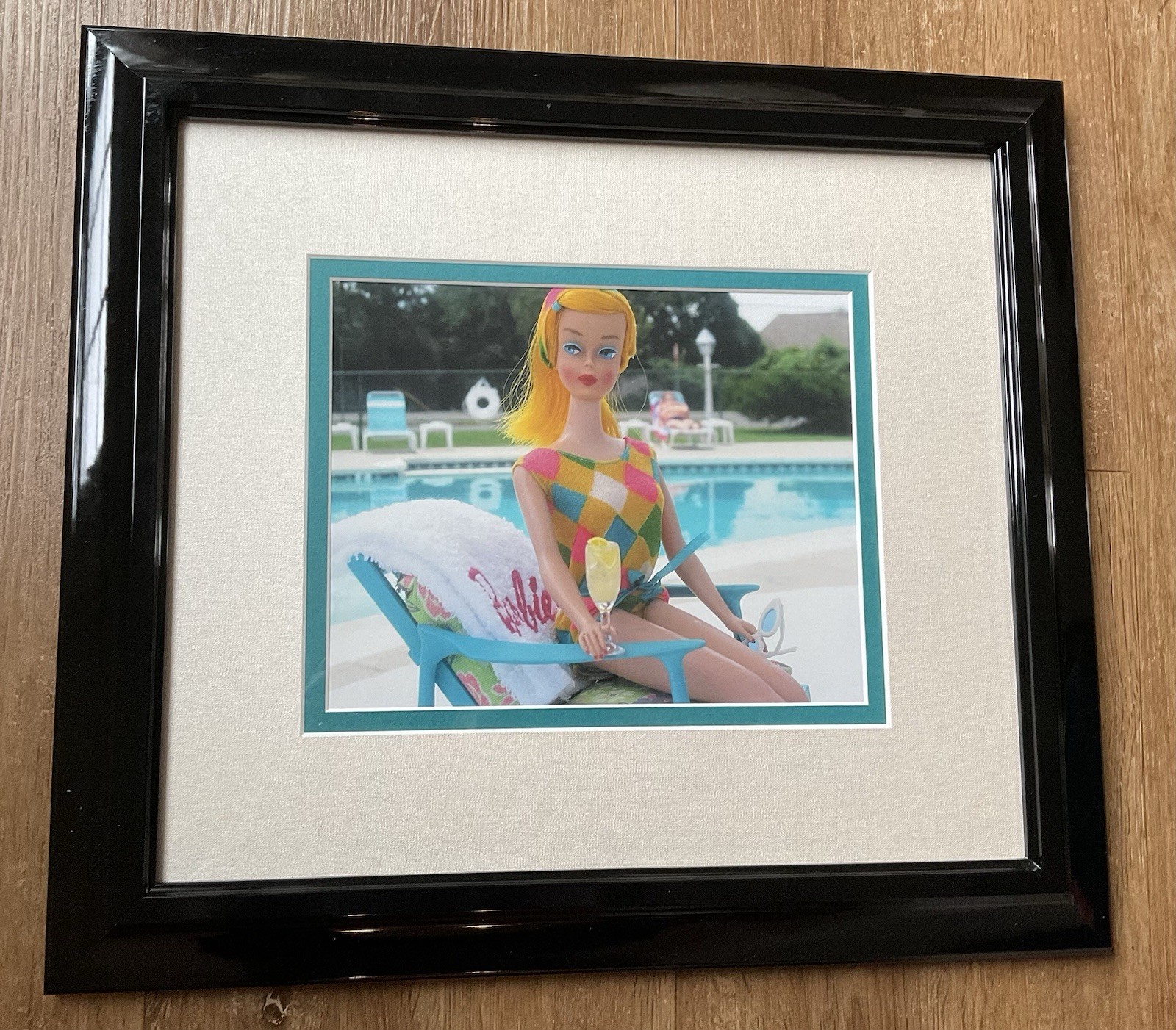 Barbie Photography Art Framed Matted 18.5” X 16.5” Lot 4