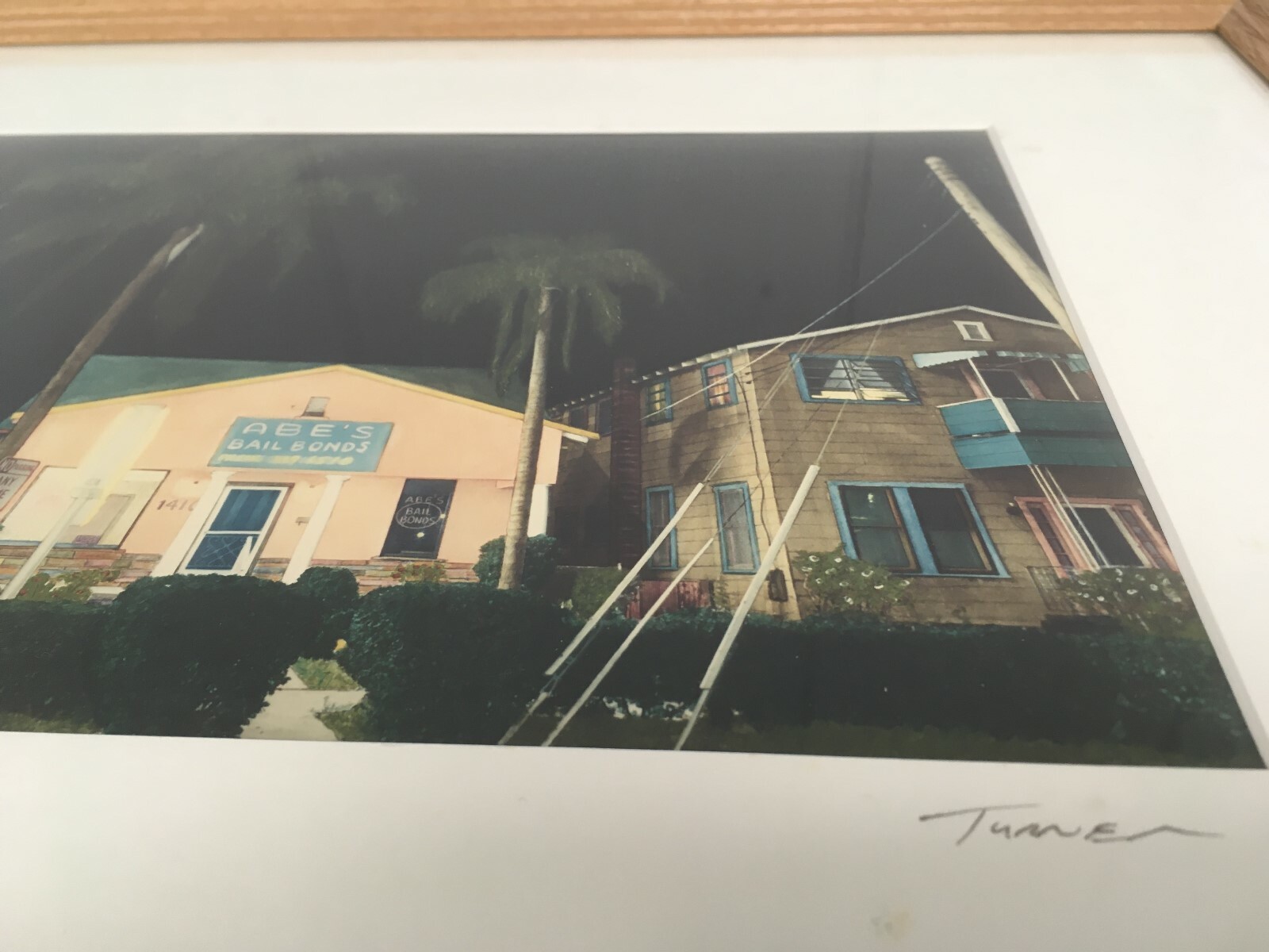 Bill Turner Photograph~Photo~Abe’s Bail Bonds~Miami~South Florida~Prof. Framed