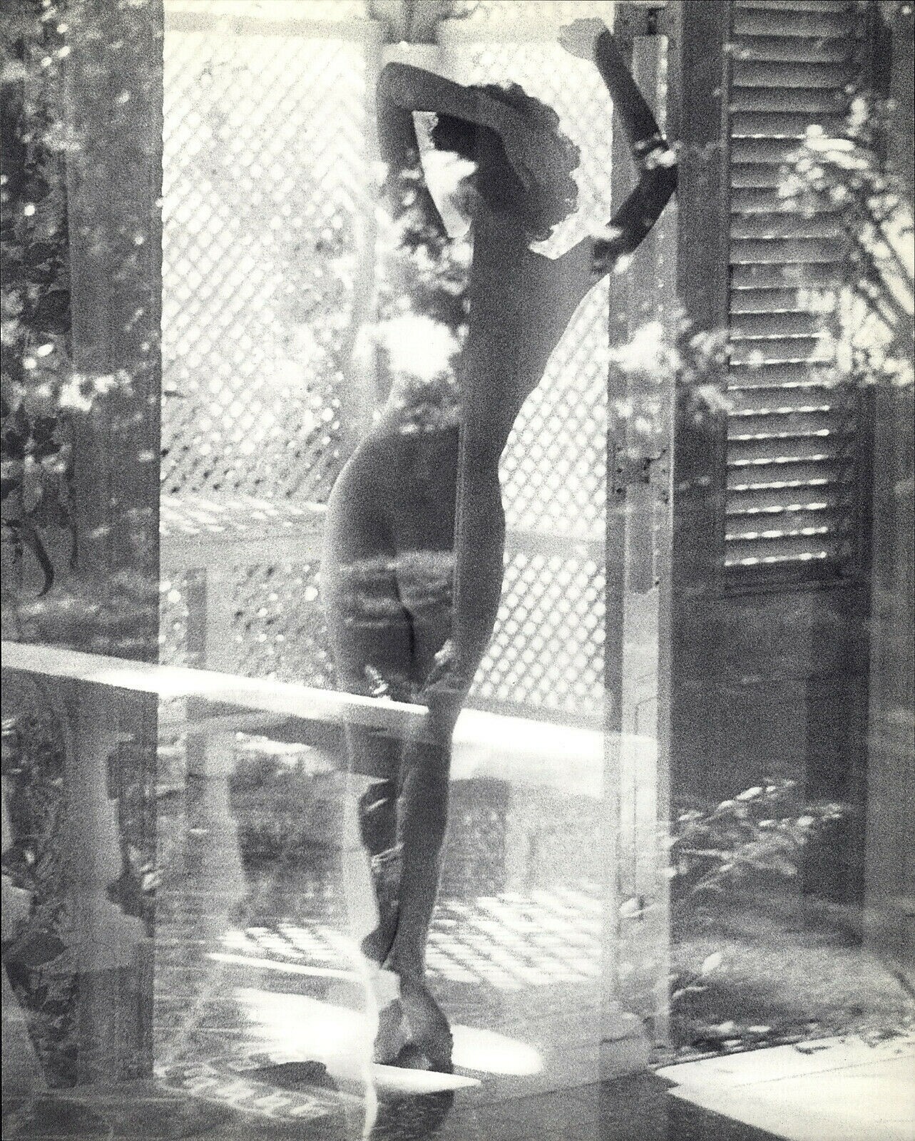 1960s 1966 John Rawlings Abstract Female Nude Model Art Photo Photogravure 16×20