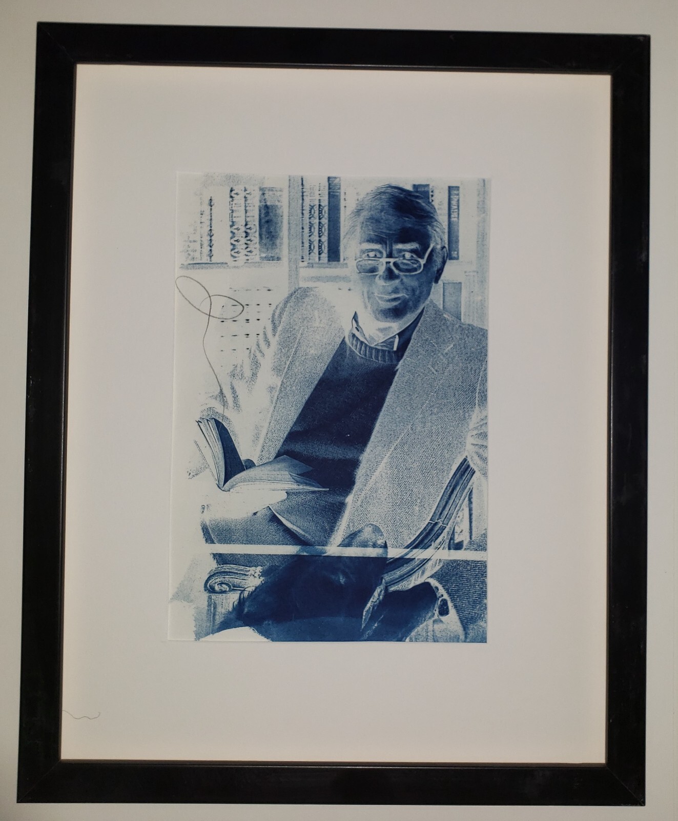JEFFREY NELSON Original Hand SIGNED Cyanotype Photography “GREGORY PECK”