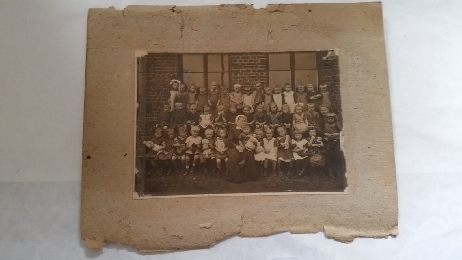 Photo large format 48 kindergarten circa 1900s approx 13x18cm or 22x28cm