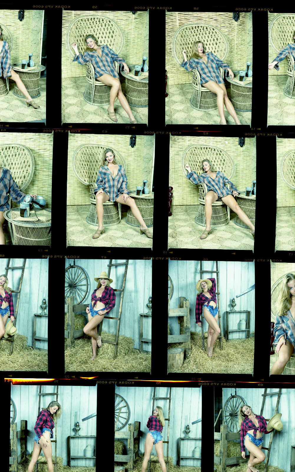 1 roll (15 negatives) of color medium format Kodak VPS film sexy fashion