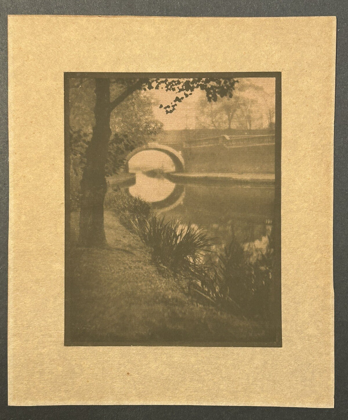 Alvin Langdon Coburn “Paddington Canal” Photogravure