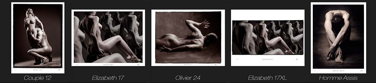 Art Nude “Fetish Link Up” 4×6 Sign Mik & Num 4/25 Model Fine Art Nude Photo