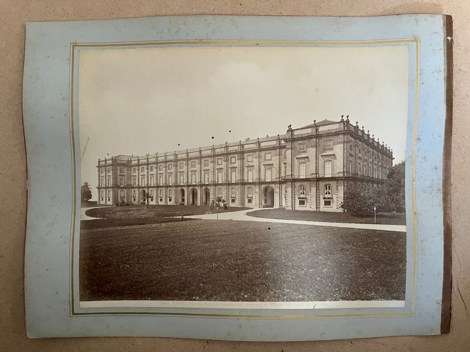 2 Album Photo by Giacomo Brogi circa 1870 Naples Napoli Italy 25x19cm (19+20)