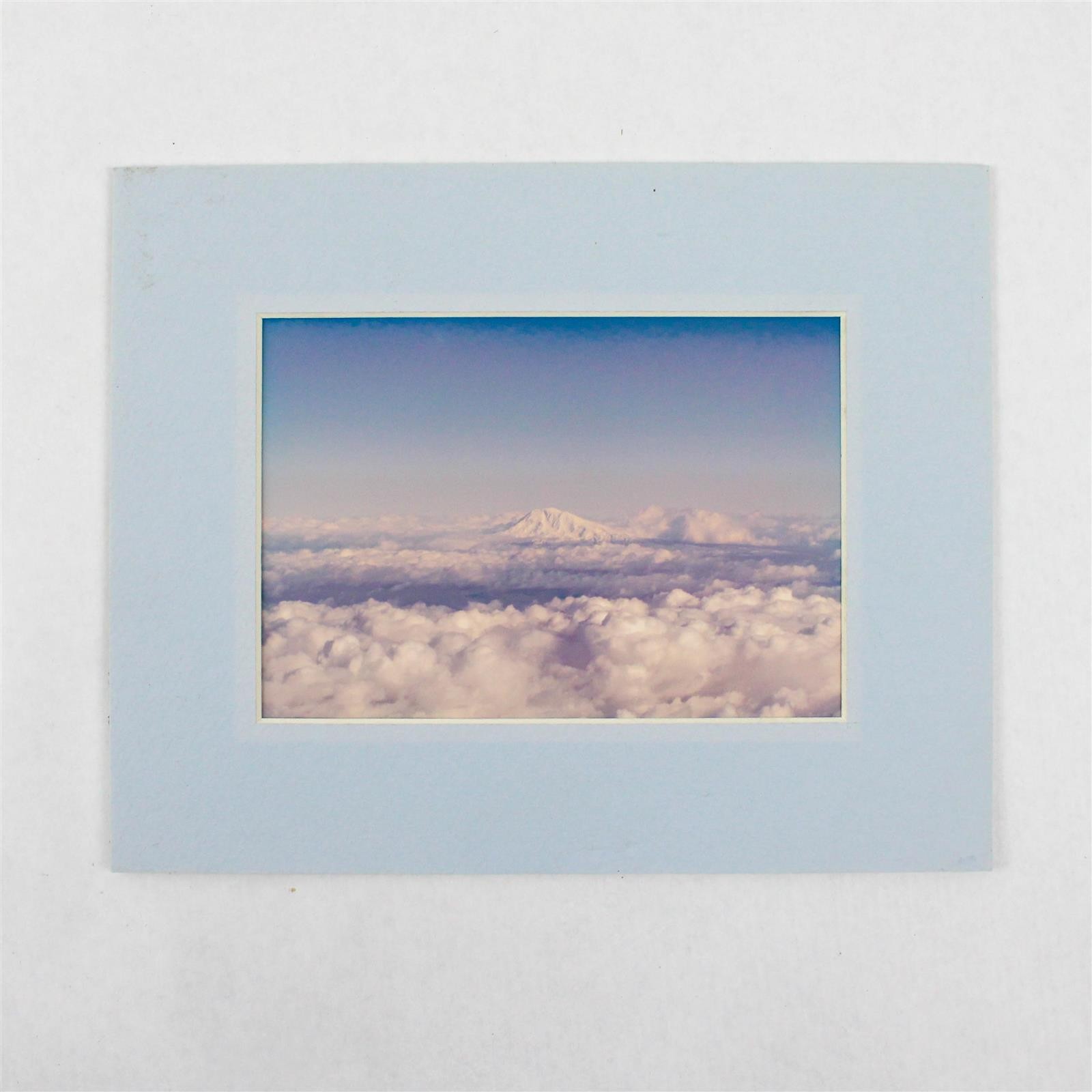 Pacific Northwest Mountain Photograph 8×10 Blue Matte Print