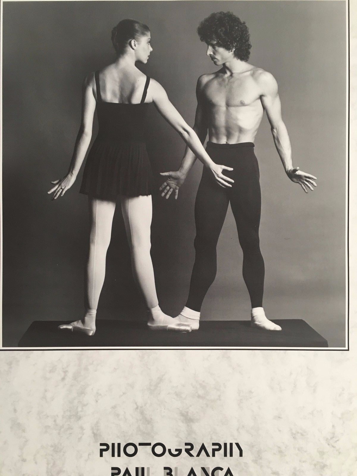PAUL BLANCA,BALLET DANCERS,R.BEAUJEAN & C. FARHO AUTHENTIC 1983 ART PHOTO PRINT