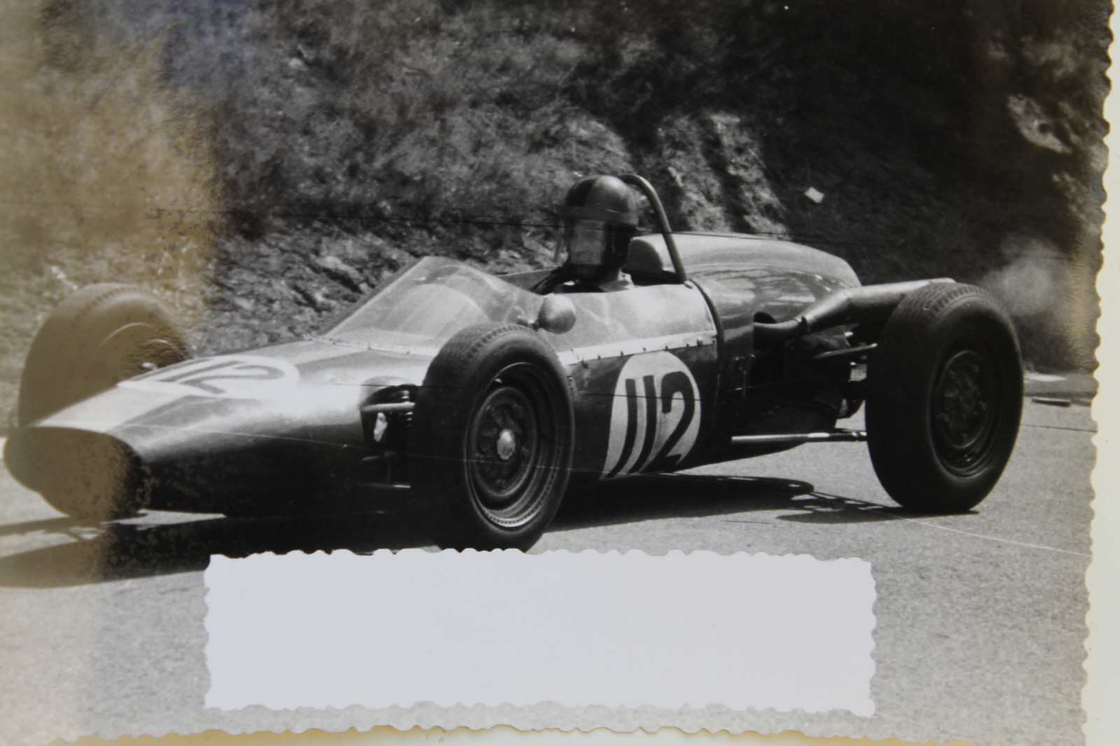 26595 Photo Racing Driver Gelack Poland 1963 Car Race Motorsport