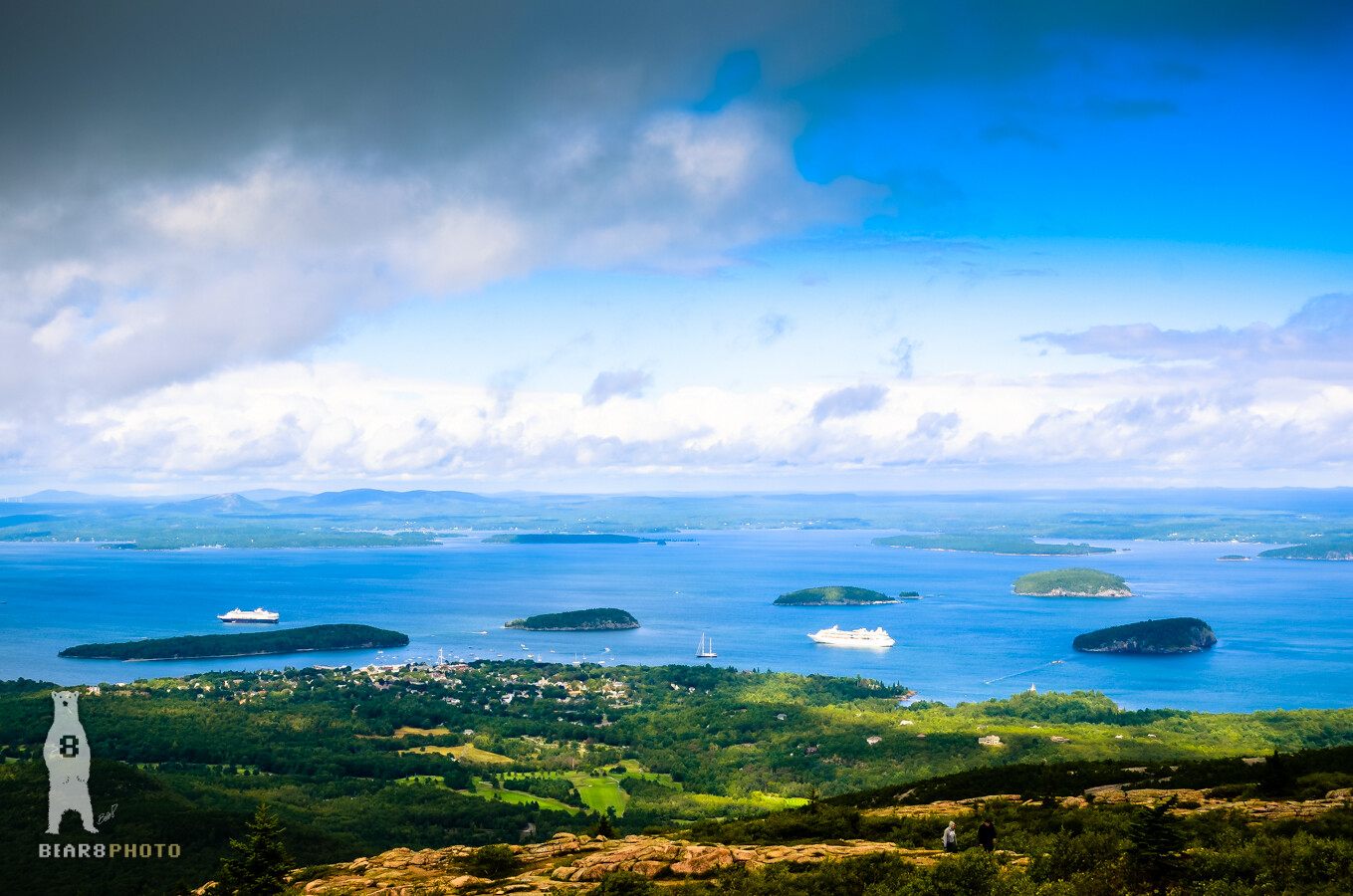 Bar Harbor Maine Photography Prints – View from Cadillac Mountain – Acadia Décor