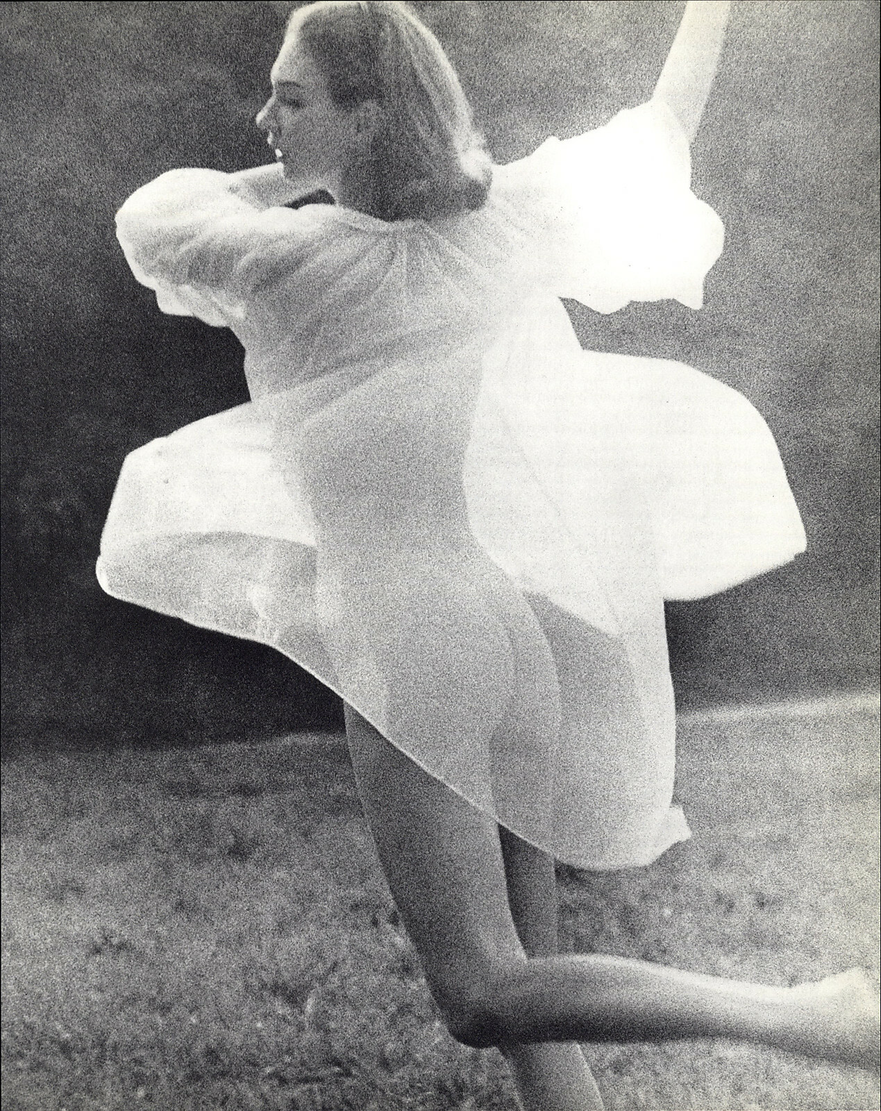 1960s 1966 John Rawlings Grainy Female Nude Model Art Photo Photogravure 16×20