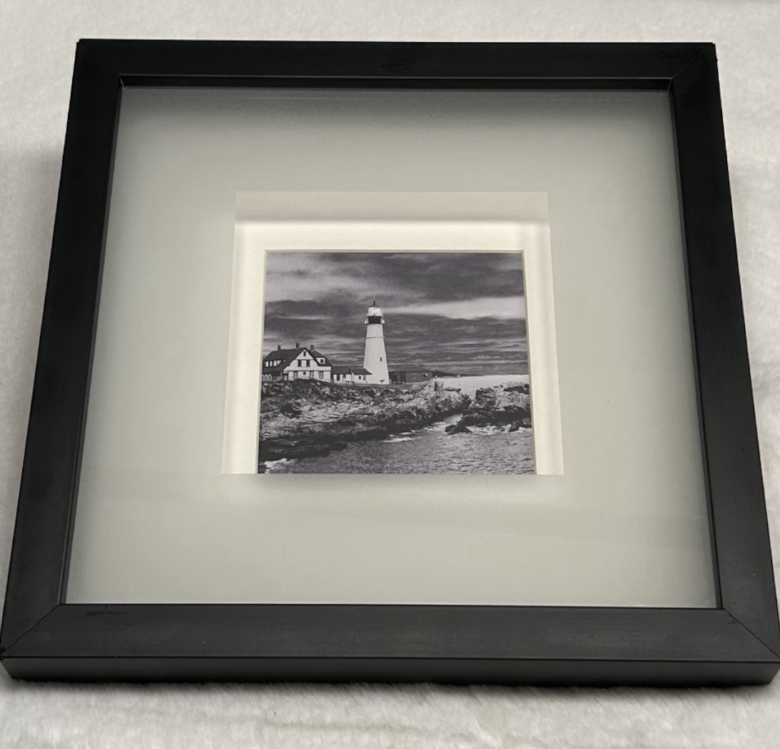 Lighthouse Shadow Box Frame 3D Picture Frame with Glass Cover Display Case