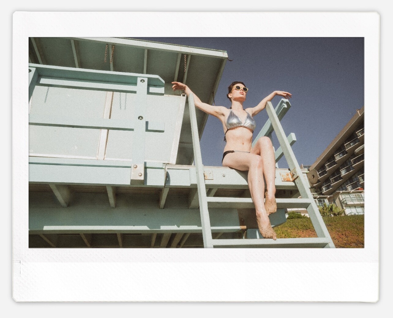 Art model Olive Glass Instax Wide Instant Film Print