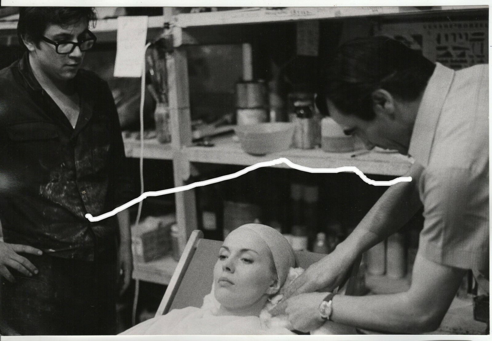 30x20cm vintage archive photo by Carla Menegol 1969 Jean Seberg photo B