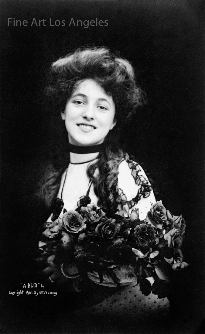 Otto Sarony Photo, Evelyn Nesbit, “A Bud #4”, 1901