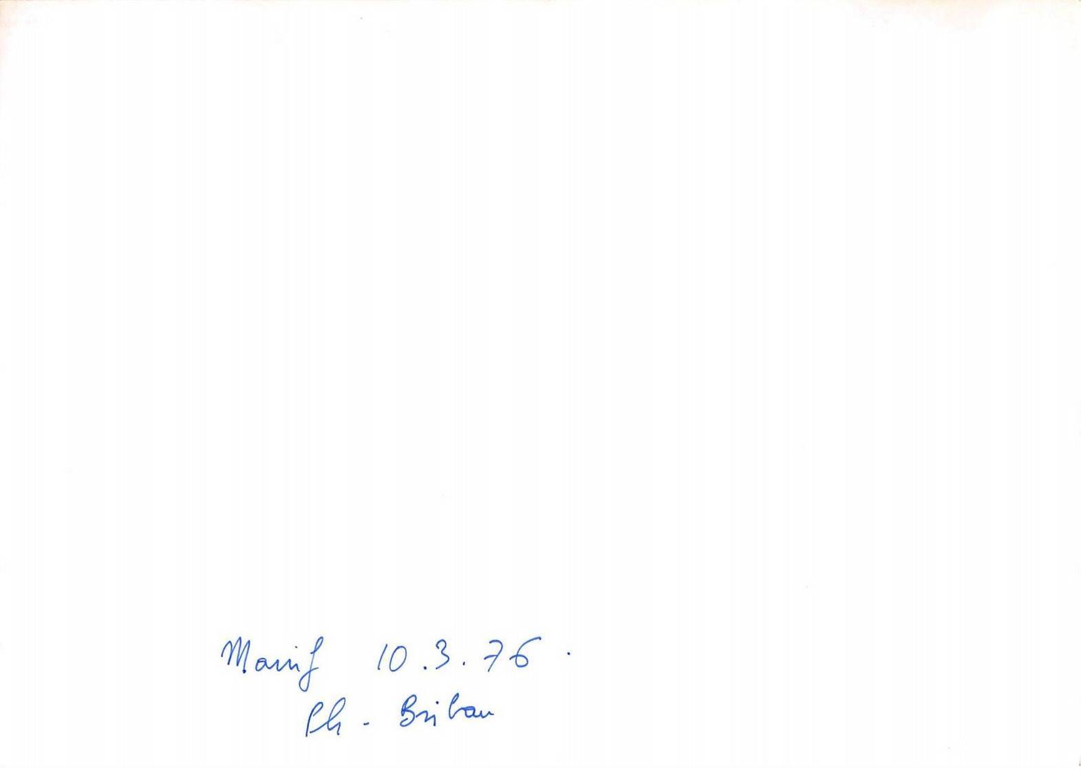 Press Photo MLE10981 Approximately 30X20 Cm Event 1976 Paris