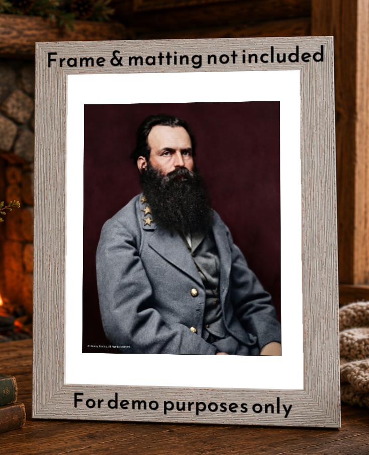 Colorized Artistic Rendition: Confederate General James Kemper – Civil War Photo