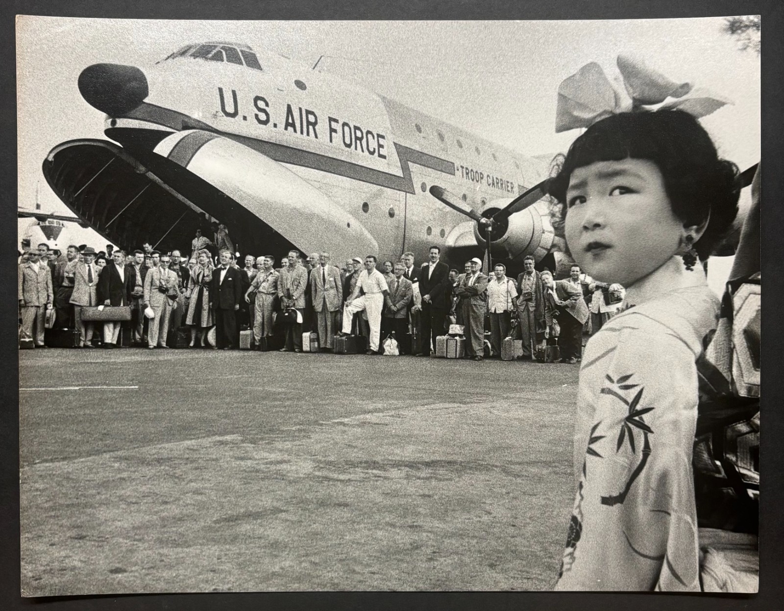 Original 1956 LEIGH WIENER ‘Los Angeles Philharmonic ASIA Goodwill Trip’ PHOTO